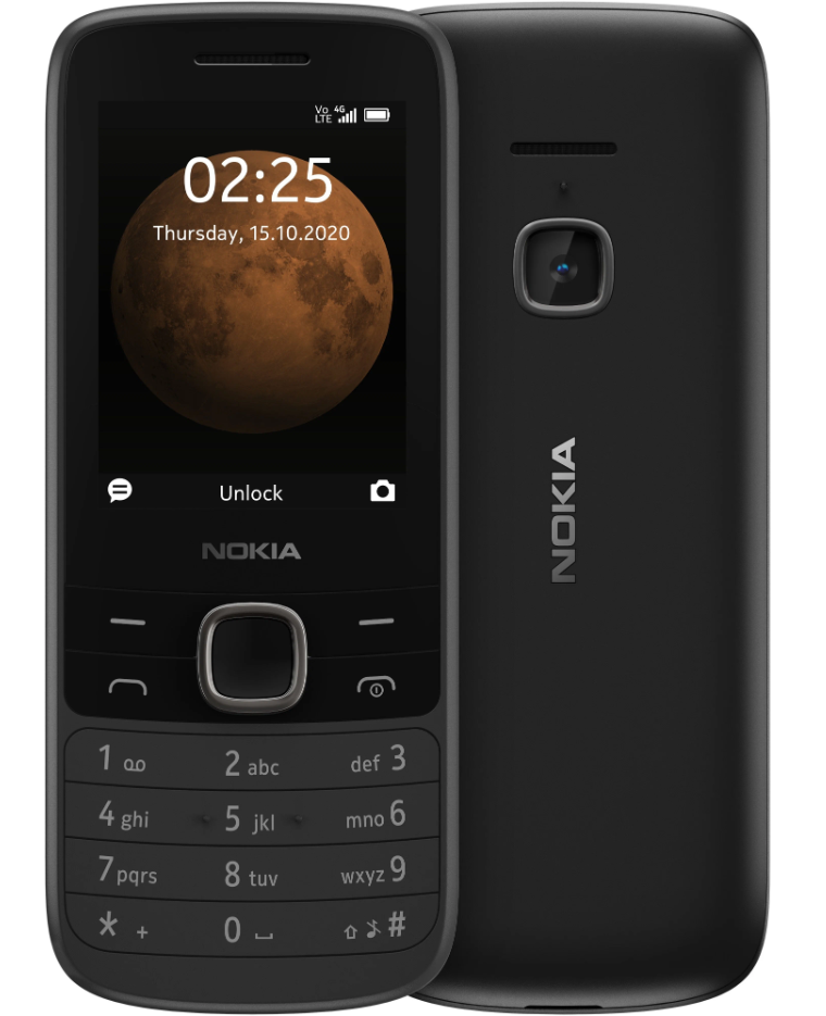 Телефон Nokia 225, черный